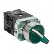 Переключатель BD33 3P c зеленой подстветкой 230В NO EKF PROxima xb2-bk33-g-230