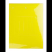 Табличка эластичная. Клейкое основание. Винил. Желтый TAF1567AY