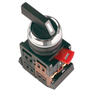 Переключатель АLСLR-22 черный 3 полож. I-O-II 1з+1р IEK BSW10-ALCLR-3-K02