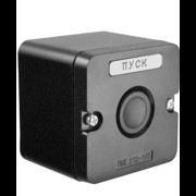 ПКЕ 222-1 У2, 10А, 660В, 1 элемент, чёрный цилиндр, накладной, IP54, пост управления (ЭТ) ET519075