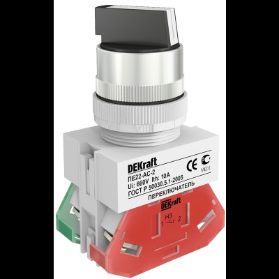 Переключатель ПЕ22-AC-2-BLK 25051DEK Переключатель ПЕ22-AC-2-BLK 25051DEK