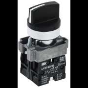 Переключатель LA167-BDF53 3 полож. 2з черный IEK BSW20-BDF53-4-24-67-3-K02