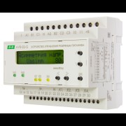 Автоматический вод резерва AVR-02-G два ввода, для работы с генератором, ЖКИ, DIN 3х400 B+N EA04.006.005