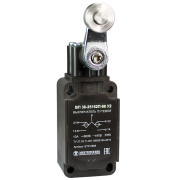 Выключатель ВП 36-2516П-66 У2, рычаг со стальным роликом, 1з+1р, инерционный, 30х60 мм, без сальника, 3А, IP66, путевой (ЭТ) ET010886