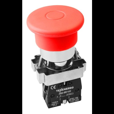 Кнопочный выключатель LAY5-BТ42 "Грибок" красный с фиксацией te00306037 Кнопочный выключатель LAY5-BТ42 "Грибок" красный с фиксацией te00306037