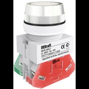 Выкл. кноп. ABLF 30 мм Цвет:БЕЛЫЙ 220В ВK-30 25041DEK