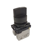 КПЕ2122Р-черный-2но+2нз-ручка-фикс-3поз-IP40 311138