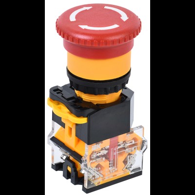 Кнопка D8-11ZS "Грибок" d=22мм 1з+1р пов. с фик. красная IEK BBG30-11ZS-3-23-K04 Кнопка D8-11ZS "Грибок" d=22мм 1з+1р пов. с фик. красная IEK BBG30-11ZS-3-23-K04