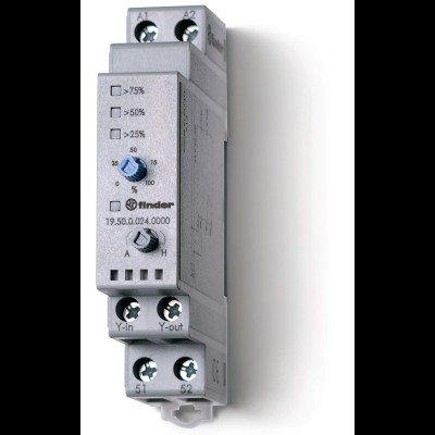 Модуль управления, аналоговый сигнал 0…10В DC; питание 24В АC/DC; монтаж на рейку 35мм; ширин 195000240000 Модуль управления, аналоговый сигнал 0…10В DC; питание 24В АC/DC; монтаж на рейку 35мм; ширин 195000240000