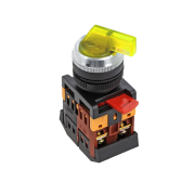 Переключатель ANLC-22 3P желтый с подсветкой 380В NO+NC EKF PROxima psw-anlc-3p-o-380 psw-anlc-3p-o-380