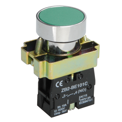 Кнопка управления LAY5-BA31 без подсветки зеленая 1з IEK BBT60-BA-K06 Кнопка управления LAY5-BA31 без подсветки зеленая 1з IEK BBT60-BA-K06