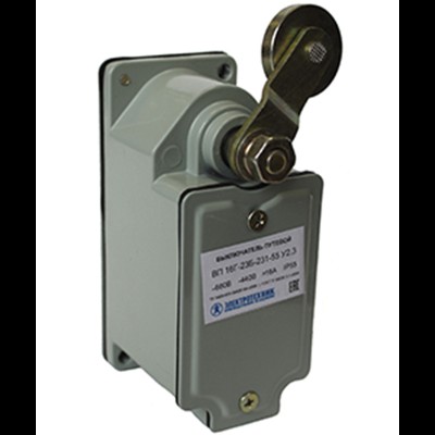 Выключатель ВП 16Г-23Б-231-55 У2.3, рычаг с роликом, без сальника, ход вправо, cамовозврат, 1з+1р, IP55, путевой (ЭТ) ET001525 Выключатель ВП 16Г-23Б-231-55 У2.3, рычаг с роликом, без сальника, ход вправо, cамовозврат, 1з+1р, IP55, путевой (ЭТ) ET001525