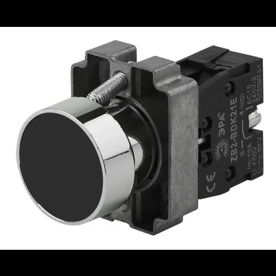 ЭРА Кнопка управления LAY5-BA21 без подсветки черная 1з (20/200/8000) Б0045664 ЭРА Кнопка управления LAY5-BA21 без подсветки черная 1з (20/200/8000) Б0045664