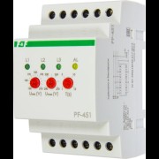 Переключатель фаз PF-451 с выходами для контакторов, DIN 3х400/230+N EA04.005.003