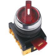 Переключатель АNС-22-2 2 полож. крас. неон/240В I-O 1з+1р IEK BSW10-ANC-2-K04