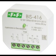 Реле импульсное BIS-416 управление двумя нагрузками, в монтажную коробку O 60 мм 100–265B EA01.005.011