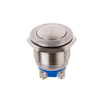 Кнопка антивандальная O19 Б/Фикс 2с винт ON -OFF сфера 36-3410 Кнопка антивандальная O19 Б/Фикс 2с винт ON -OFF сфера 36-3410