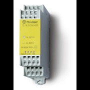 Реле безопасности модульное электромеханич. (реле с принудительным управлением контактами) 4NO+2NC 6А AgNi+Au 12В DC винт. клеммы 22.5мм IP54 7S3690125420 7S1690245420