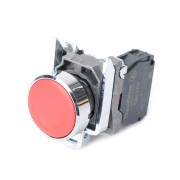 Кнопка SB4 в сборе модульная 22мм красная с возвратом металл 1НЗ SB4BA42