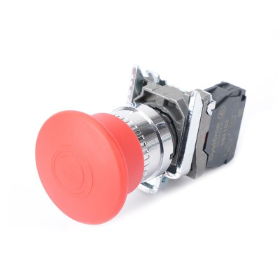 Кнопка аварийного останова SB4 в сборе 22мм 40мм тяни-толкай металл 1НЗ SB4BT842 Кнопка аварийного останова SB4 в сборе 22мм 40мм тяни-толкай металл 1НЗ SB4BT842