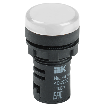 Лампа AD22DS(LED)матрица d22мм белый 24В AC/DC IEK BLS10-ADDS-024-K01 Лампа AD22DS(LED)матрица d22мм белый 24В AC/DC IEK BLS10-ADDS-024-K01