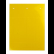 Табличка полужесткая. Клейкое основание. ПВХ-0,5. Желтая TAS6715AY