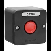 ПКЕ 222-1 У2, 10А, 660В, 1 элемент, красный цилиндр, накладной, IP54, пост управления (ЭТ) ET519073