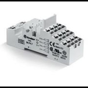 Розетка с безвинт. клеммами (пружинный зажим) для реле 34 серии 24В DC в комплекте пластик. клипса опции: LED 93517024 94P47SMA