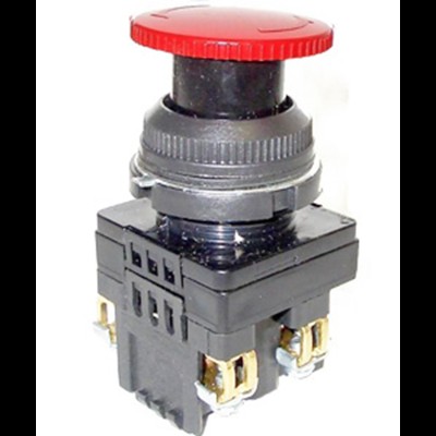 Выключатель КЕ-201 У2 исп.2, красный, 1з+1р, гриб с фиксацией, IP54, 10А, 660В, кнопочный (ЭТ) ET561481 Выключатель КЕ-201 У2 исп.2, красный, 1з+1р, гриб с фиксацией, IP54, 10А, 660В, кнопочный (ЭТ) ET561481