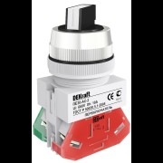 Переключатель AC-2 30мм 2-позиционный I-O черный стандартная ручка 25061DEK