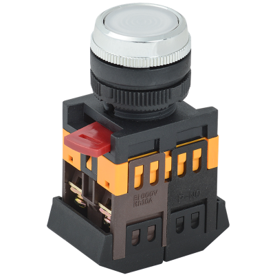 Кнопка ABLFS-22 белый d22мм неон/240В 1з+1р IEK BBT30-ABLFS-K01 Кнопка ABLFS-22 белый d22мм неон/240В 1з+1р IEK BBT30-ABLFS-K01