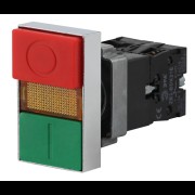 ЭРА Кнопка управления LAY5-BW8465 "I-O" сдвоенная с подсветкой (20/200/3200) Б0045628