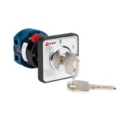 Переключатель кулачковый ПК-1-112 10А 2P «0-1» с ключом EKF PROxima pk-1-112-10