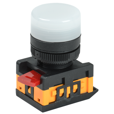 Лампа AL-22TE сигнальная d22мм белый неон/240В цилиндр IEK BLS30-ALTE-K01 Лампа AL-22TE сигнальная d22мм белый неон/240В цилиндр IEK BLS30-ALTE-K01