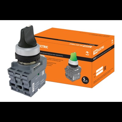 Переключатель на 3 положения с фиксацией M3SS1-20B короткая ручка в сборе d22мм 1з 1р черный SQ0747-0079 Переключатель на 3 положения с фиксацией M3SS1-20B короткая ручка в сборе d22мм 1з 1р черный SQ0747-0079