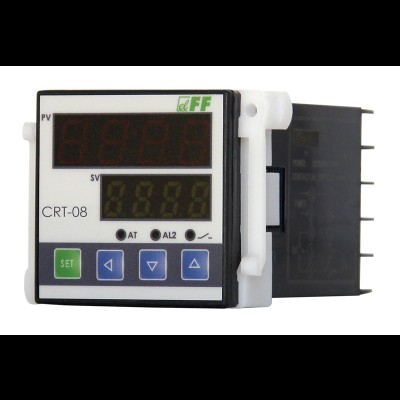 Цифровой многофункциональный регулятор температуры CRT-15T Диапазон температур от 0 до +400°С, ПИД регулятор, ЖКИ индикация, с выносным датчиком в комп EA07.001.021 Цифровой многофункциональный регулятор температуры CRT-15T Диапазон температур от 0 до +400°С, ПИД регулятор, ЖКИ индикация, с выносным датчиком в комп EA07.001.021