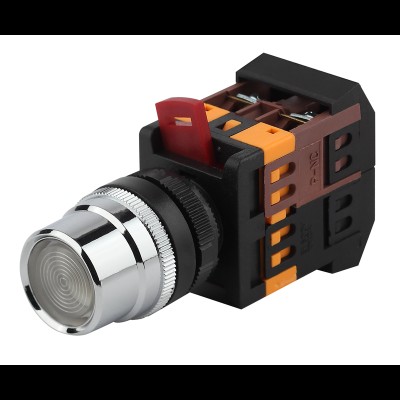 ЭРА Кнопка ABLF-22 белый d22мм неон/240В 1з+1р (10/400/3200) Б0045647 ЭРА Кнопка ABLF-22 белый d22мм неон/240В 1з+1р (10/400/3200) Б0045647