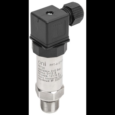 Преобразователь абсолютного давления PPT20 0,5% 0-6Бар 0-10В M20 DIN43650 ONI PPT-A-ST-006-0-10-3-2 Преобразователь абсолютного давления PPT20 0,5% 0-6Бар 0-10В M20 DIN43650 ONI PPT-A-ST-006-0-10-3-2