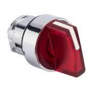 Исполнительный механизм переключателя ХB4 красный на 2 положения с фиксацией, с подсветкой с короткой ручкой EKF PROxima XB4BD2FL-R