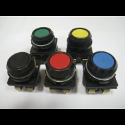 Кнопка КЕ 181/2 черн. цил., IP54 (1з+1р) te00004083