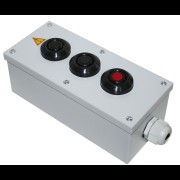 Пост кнопочный ПКУ-15-21.131-54У2 (2хВК30-10-11110-54(1з+1р) черн. + 1хВК30-10-11110-54 ET054489