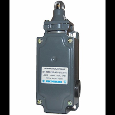 Выключатель ВП 19М-21Б-421-67 У2.16, четырёхполюсный, толкатель с роликом, 2з+2р, IP67, путевой (ЭТ) ET506206 Выключатель ВП 19М-21Б-421-67 У2.16, четырёхполюсный, толкатель с роликом, 2з+2р, IP67, путевой (ЭТ) ET506206