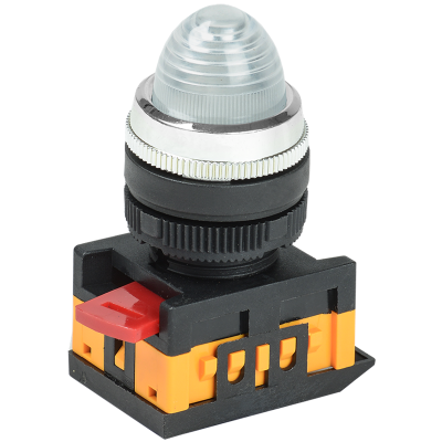 Лампа AL-22 сигнальная d22мм прозрач. неон/240В цилиндр IEK BLS20-AL-K08 Лампа AL-22 сигнальная d22мм прозрач. неон/240В цилиндр IEK BLS20-AL-K08