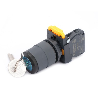 Переключатель SB5 в сборе модульный 22мм 2 позиции с фиксацией ключ 1НО SE SB5AG21 Переключатель SB5 в сборе модульный 22мм 2 позиции с фиксацией ключ 1НО SE SB5AG21