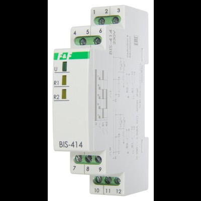 Реле импульсное BIS-414 управление двумя нагрузками, DIN EA01.005.005 Реле импульсное BIS-414 управление двумя нагрузками, DIN EA01.005.005