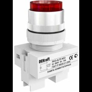 ЛK-22 Красная неон Лампа коммутаторная ALTE D=22мм 220В 25008DEK