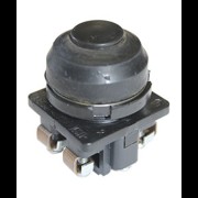 Выключатель ВК30-10-11110-54 У2, черный, 1з+1р, цилиндр, IP54, 10А, 660В, кнопочный (ЭТ) ET052701