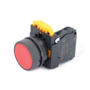 Кнопка SB5 в сборе модульная 22мм красная с возвратом пластик 1НЗ SB5AA42