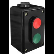 Пост кноп. на 2 кнопки LA4-2H 2з+2р (2НО+2НЗ) черный 220В/380В ПКЕ-02 25064DEK