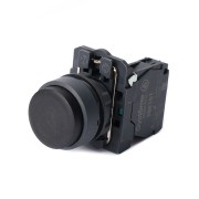 SE Кнопка SB5 в сборе модульная 22мм выступающая черная с возвратом пластик 1НО SB5AL21